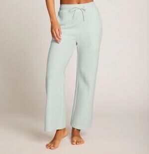 Negative Underwear Waffle Knit Track Pant Small Mist Sage Blue Green Lounge